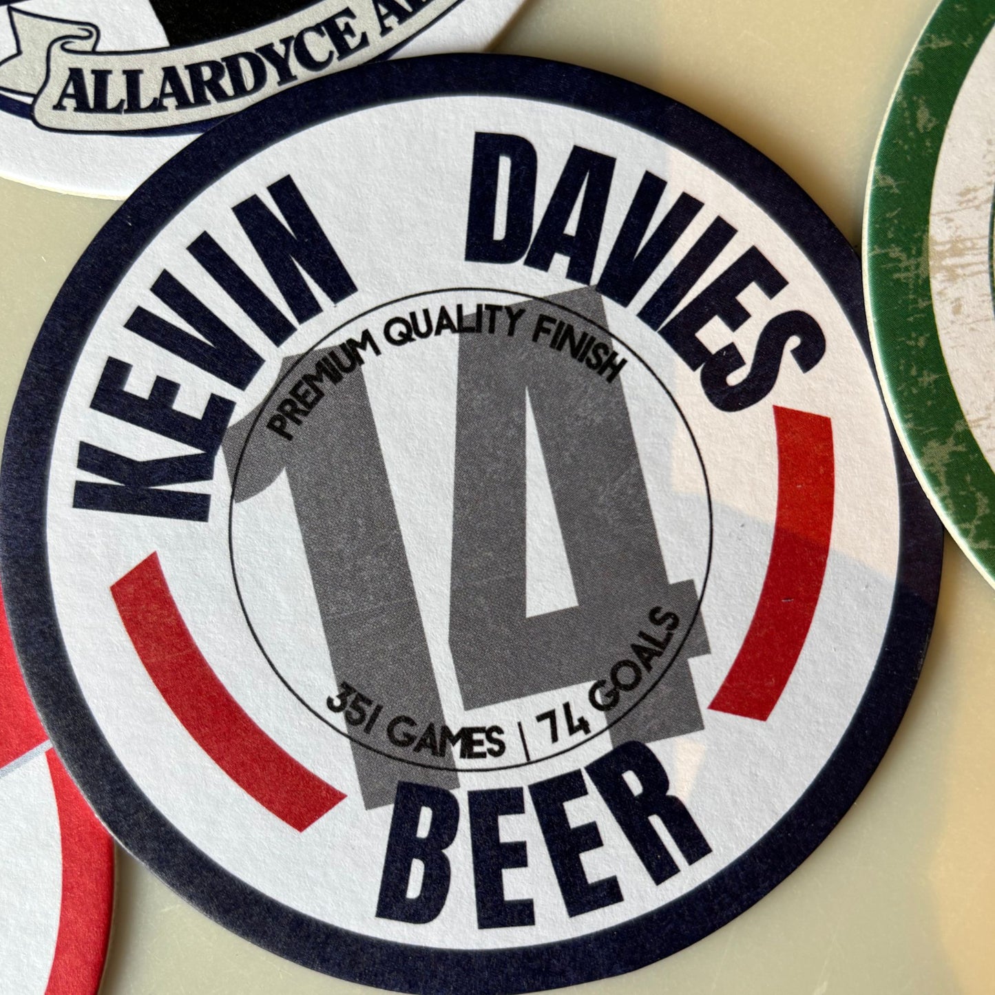 Bolton Wanderers beer mats: 'Icons' collection