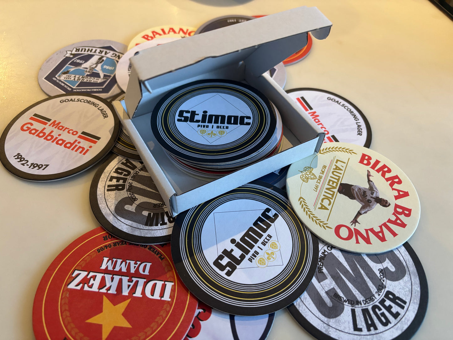 Derby County beer mats: 'Icons 2' collection
