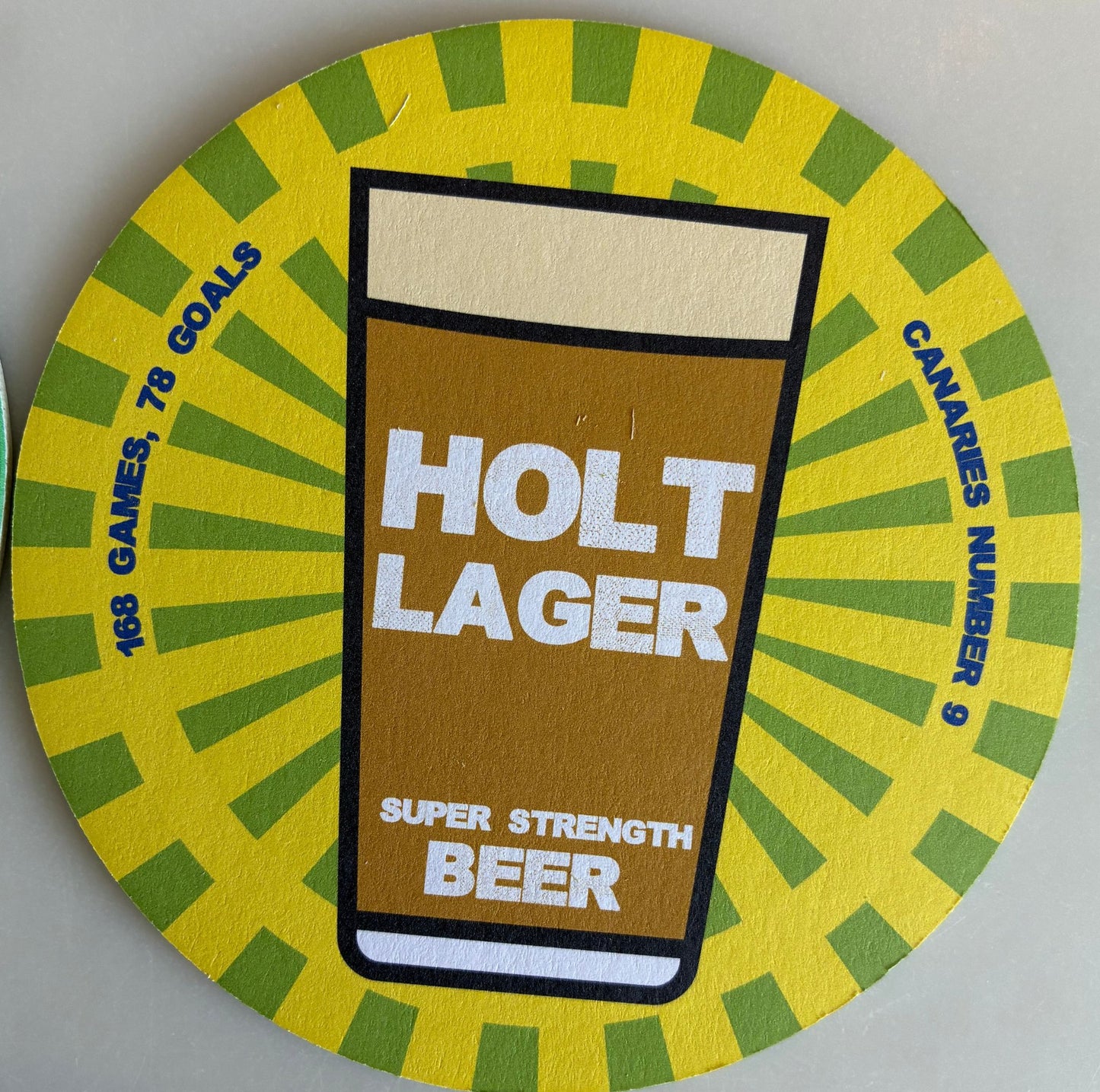Norwich City FC beer mats: Icons collection