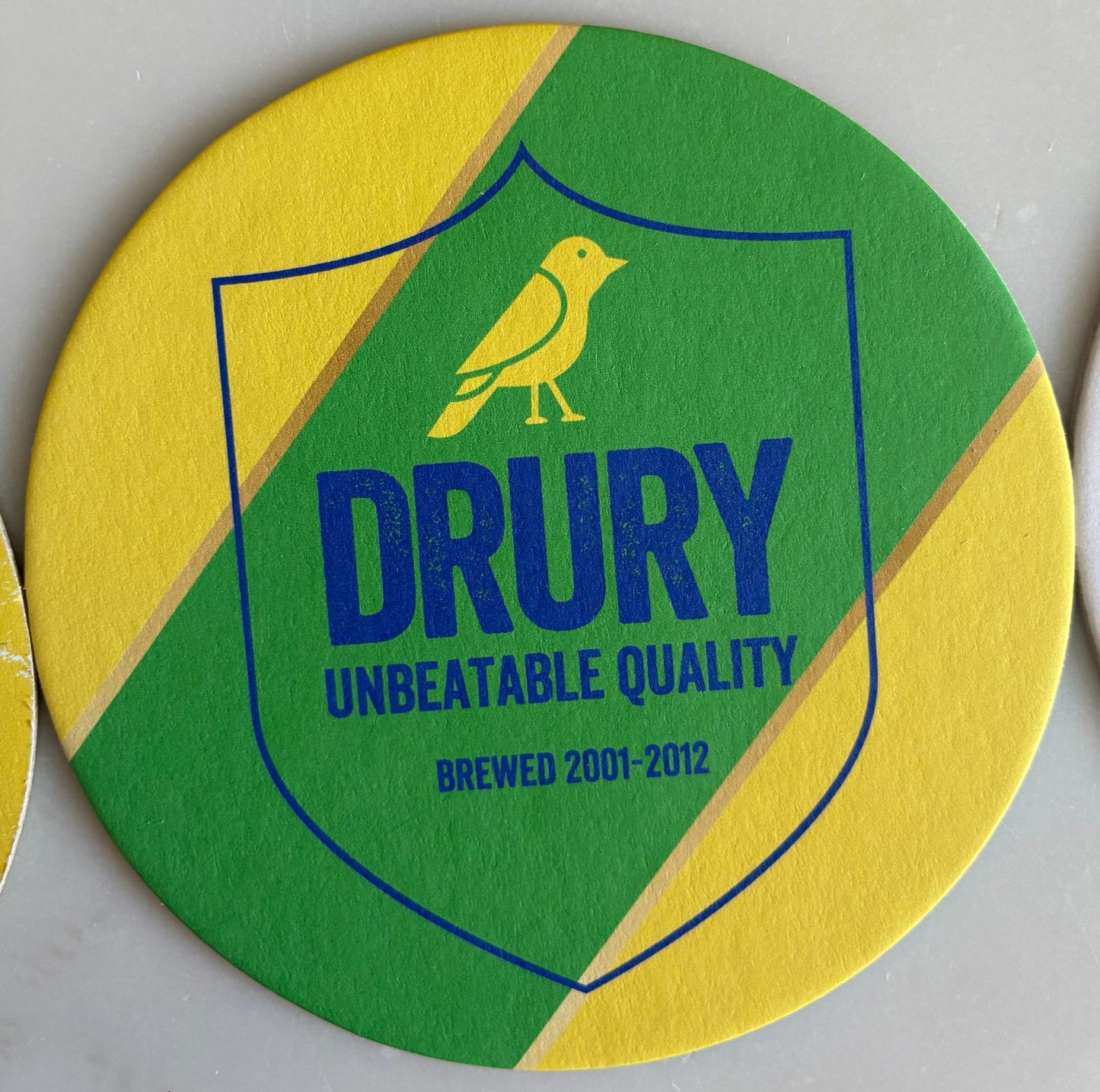 Norwich City FC beer mats: Icons collection