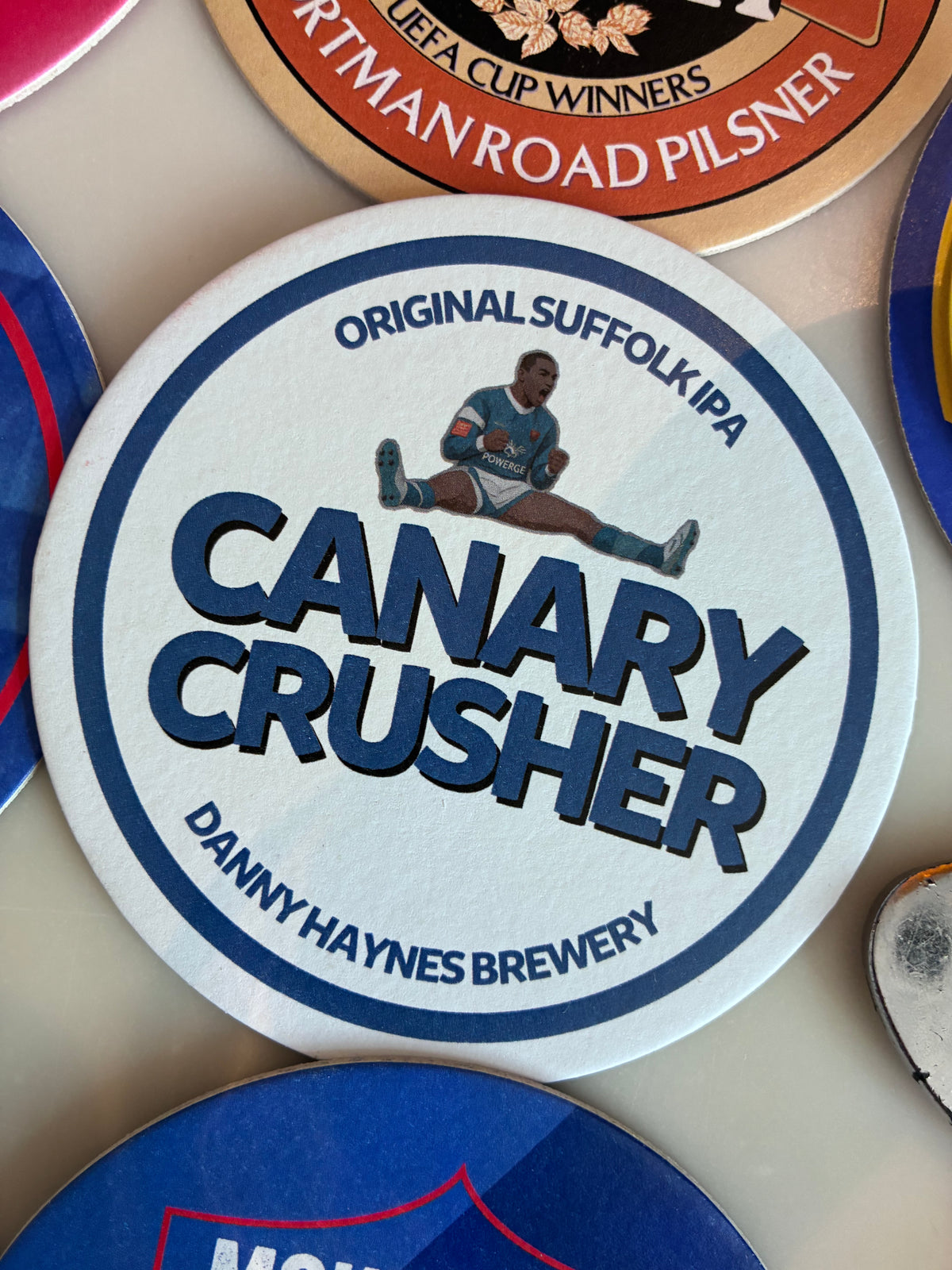 Ipswich Town FC beer mats: Icons collection