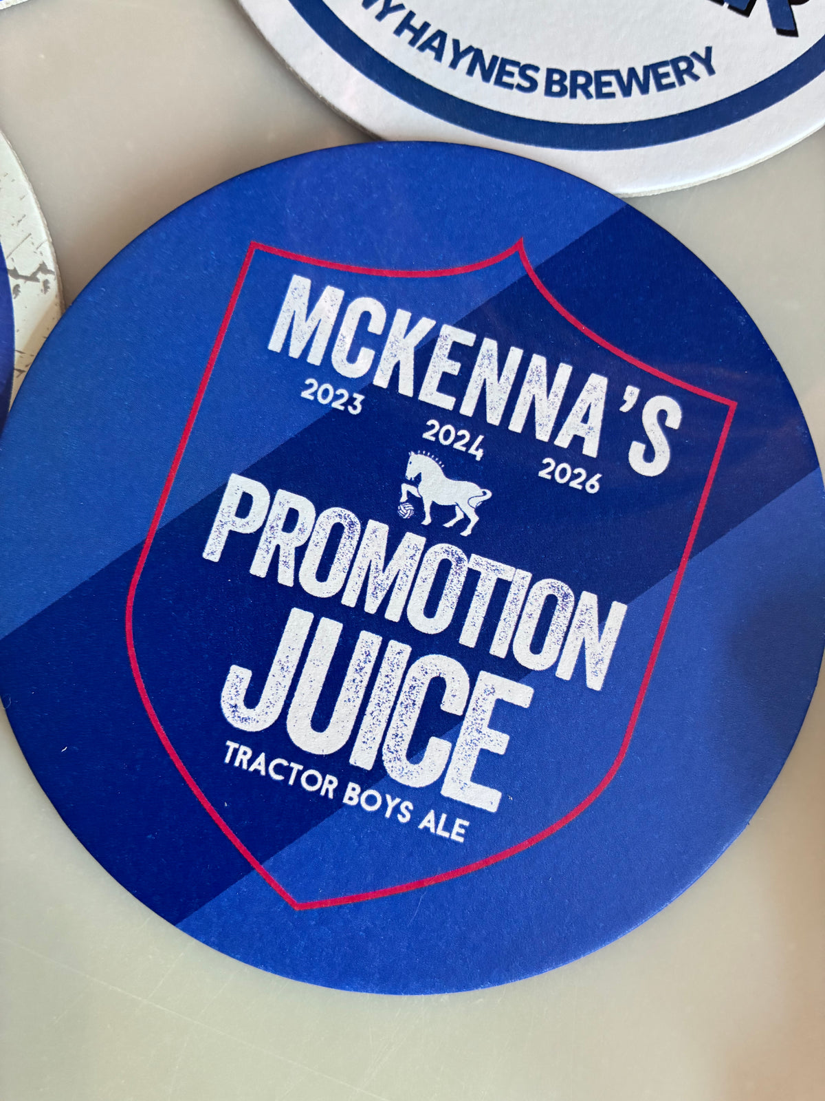 Ipswich Town FC beer mats: Icons collection