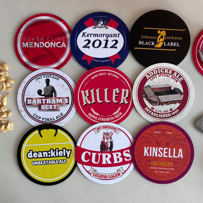 Charlton Athletic FC beer mats: Icons collection