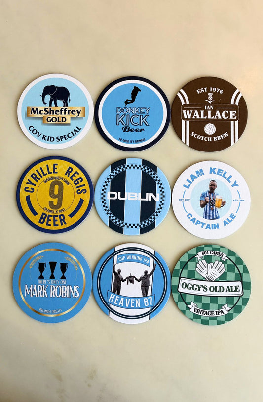Coventry City FC beer mats: Icons collection