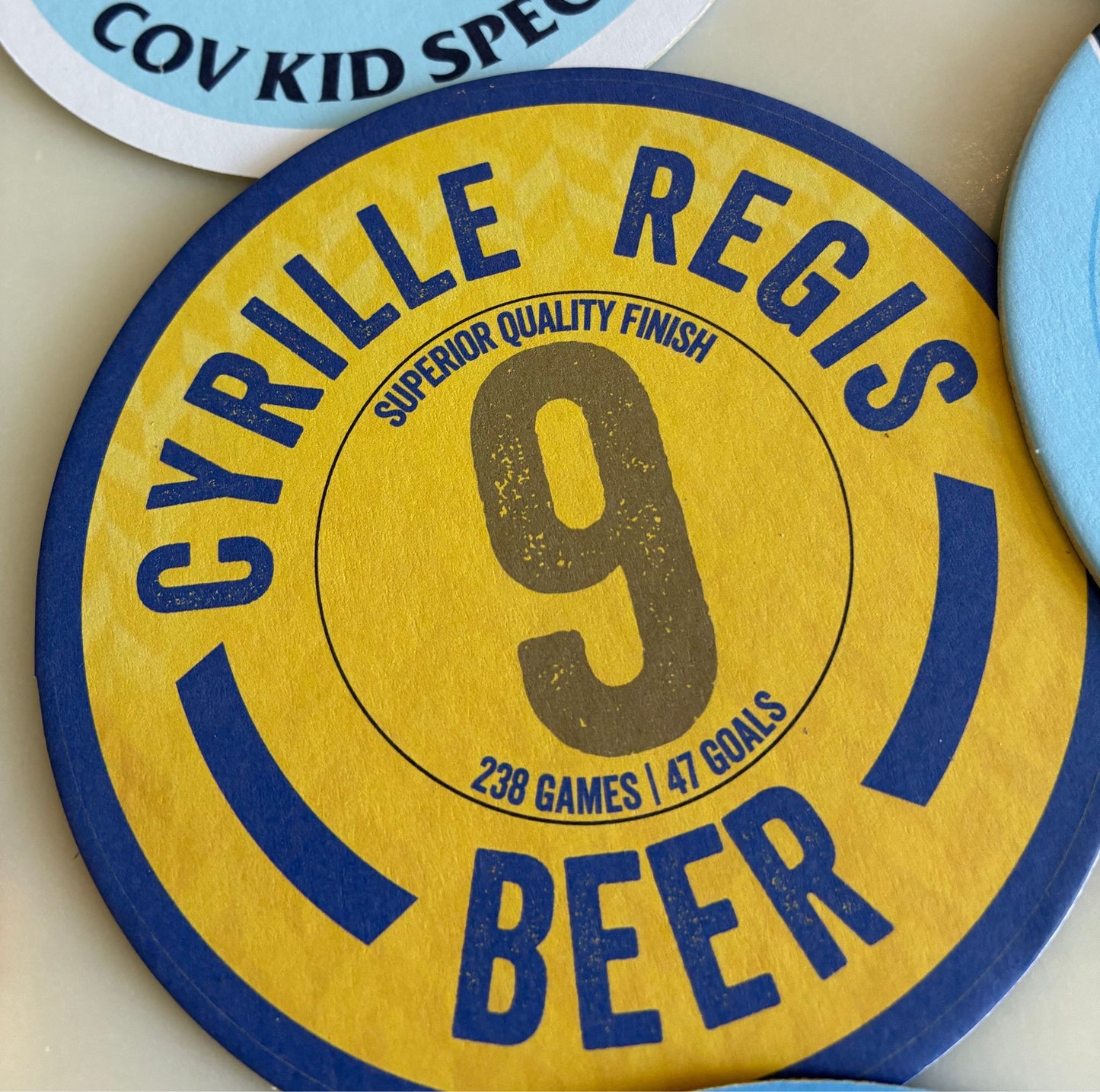 Coventry City FC beer mats: Icons collection