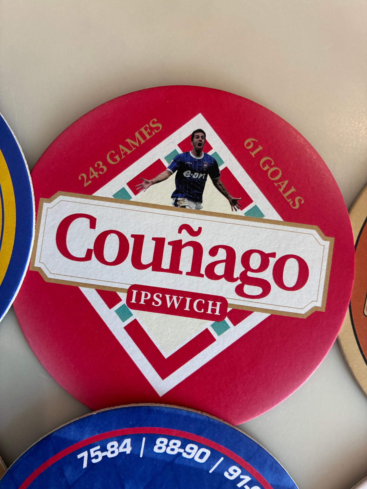 Ipswich Town FC beer mats: Icons collection