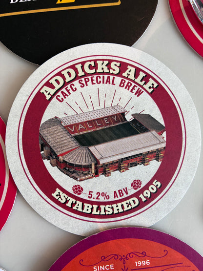 Charlton Athletic FC beer mats: Icons collection