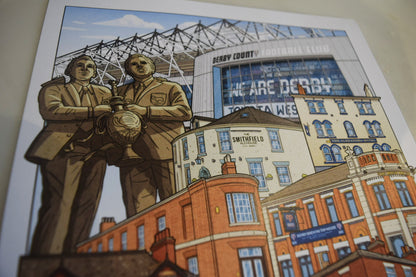 'Pride Park pubs' Derby County print