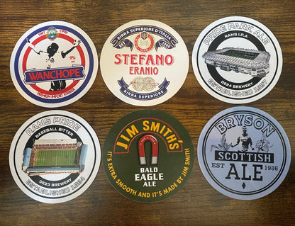 Derby County beer mats: 'Icons' collection